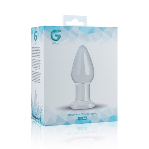 Стеклянная анальная пробка Gildo Glass Buttplug No. 24 - 4
