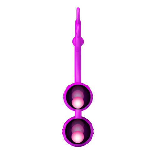 Анальные шарики фиолетовые Pretty Love BALLS - 5