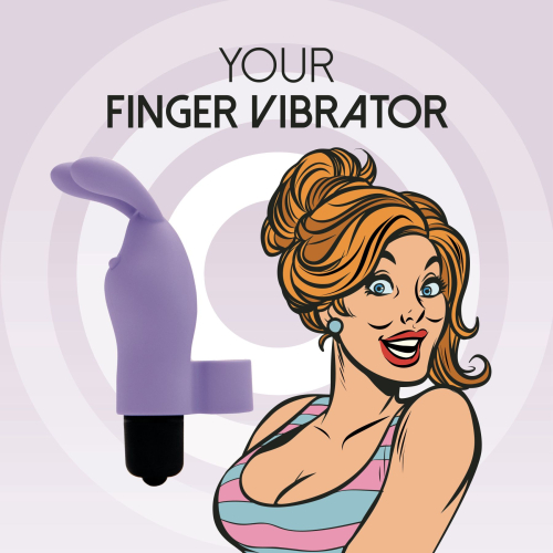 Вібратор на палець для стимуляції клітора фіолетовий FeelzToys Magic Finger Vibrator - 2