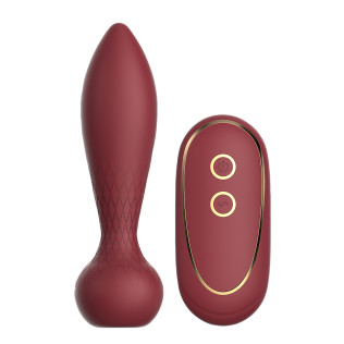 Анальний вібратор червоного кольору з дистанційним керуванням Dream Toys Romance Romy