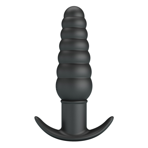 Анальний вібратор чорний Lybaile Pretty Love Aeolis Vibrating Anal Plug - 3