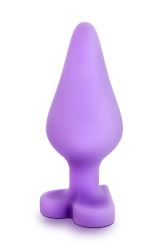 Анальная пробка для начинающих фиолетовая PLAY WITH ME CANDY HEART DO ME PURPLE - 2