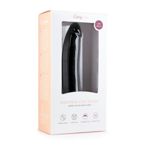 Фаллоимитатор реалистичный на присоске черный EasyToys - 2