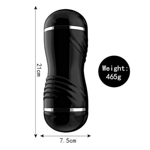 Мастурбатор с двумя входами Ротик и Вагина телесного цвета OYO - Double Pump BLACK YQM-205 BLACK - 8