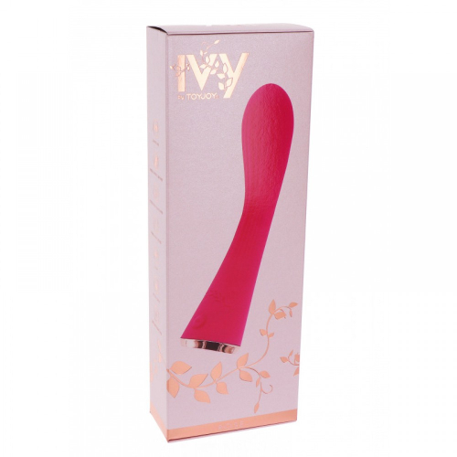 Вибратор для точки G розового цвета Toy joy Rose vibrator - 8