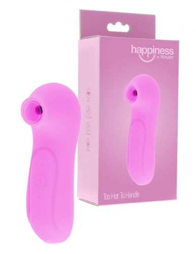 Вакуумний стимулятор для клітора силіконовий рожевого кольору Toy Joy - 6