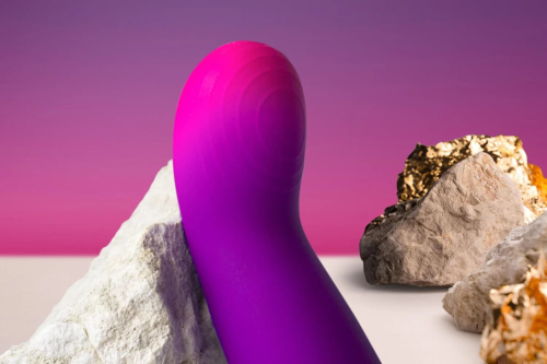Вібратор для точки G фіолетовий Rocks Off Glo Girl Vibe - 4