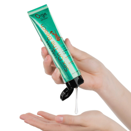 Оральный лубрикант со вкусом коктейля Секс на пляже на водной основе Orgie Lube Tube Sex On The Beach 100 мл - 2