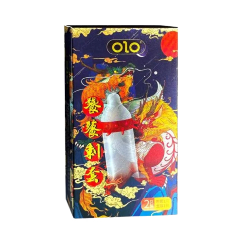 Презерватив з вусиками + кулька OLO Taotie Spiny condom 1 штука - 13