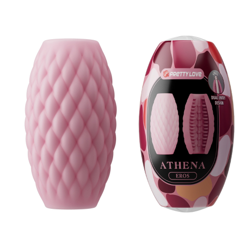 Мастурбатор яйце рожевого кольору Lybaile Pretty Love Athena EROS - 1