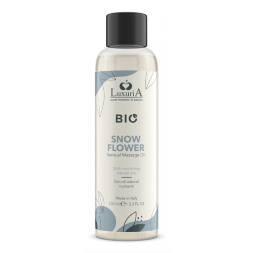 Массажное масло с фруктовыми и цветочными нотами Intimateline Luxuria Bio Oil Snow Flower 100мл - 1
