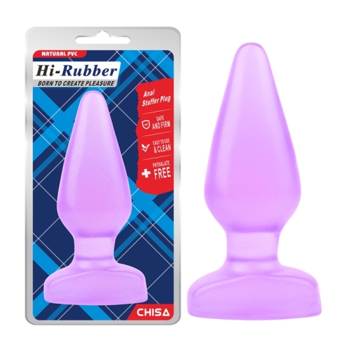 Анальная пробка фиолетового цвета Chisa Anal Stuffer Plug - 1