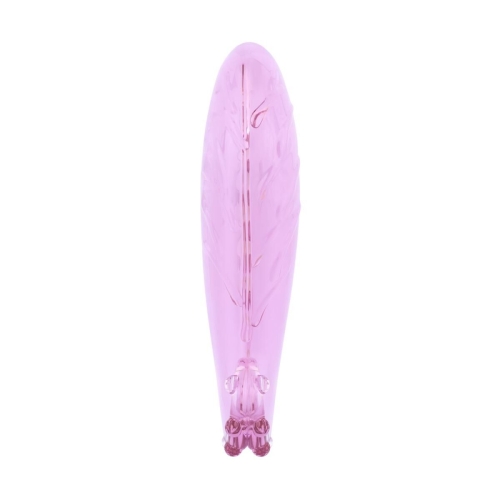 Стеклянный фаллоимитатор в форме щупальца розовый Gildo No. 34 Tentacle Glass Dildo - 5