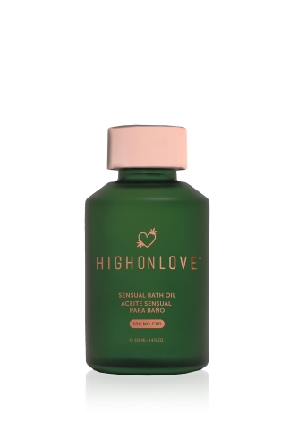 Олія для ванної кімнати з CBD HighOnLove Sensual Bath Oil 100 мл - 2