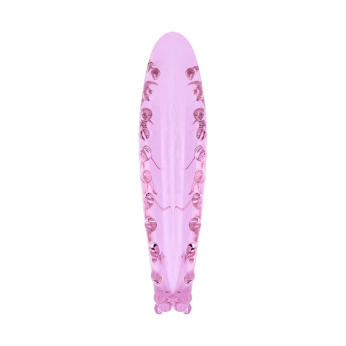 Стеклянный фаллоимитатор в форме щупальца розовый Gildo No. 34 Tentacle Glass Dildo - 4