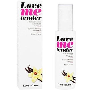 Масажне масло з ароматом ванілі Love To Love LOVE ME TENDER 100 мл