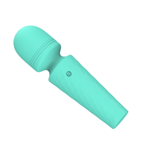 Міні-вібратор мікрофон бірюзовий Every Night Toys Sharon 10 режимів вібрації - 2
