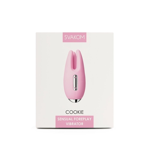 Клиторальный вибратор розовый Svakom (Сваком) Cookie Pale - 8