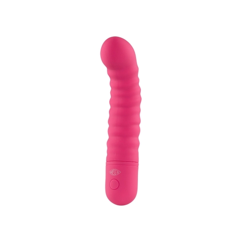 Рельєфний вібратор для точки G рожевий Miss V Hottie - 3