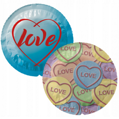 Презерватив латексний прозорий EXS Love 1шт - 1