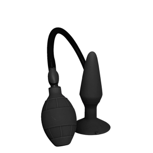 Надувной анальный плаг черный MENZSTUFF LARGE INFLATABLE PLUG