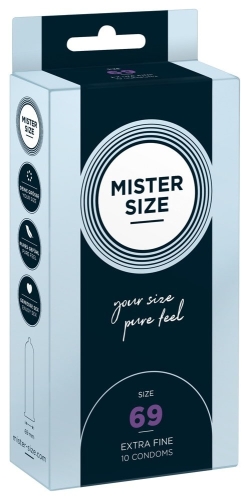 Презервативи Mister Size 69 mm (мм) 10 штук Містер Сайз - 1