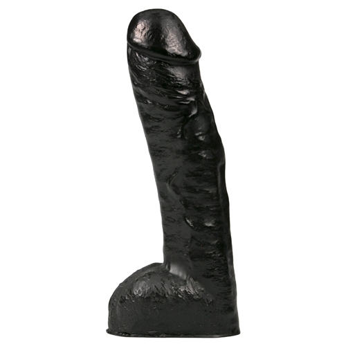 Большой эротический реалистичный фаллоимитатор All Black 29 см черный - 1