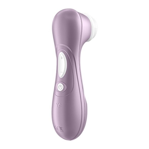 Вакуумний кліторальний стимулятор фіолетового кольору Satisfyer Pro 2 - 4