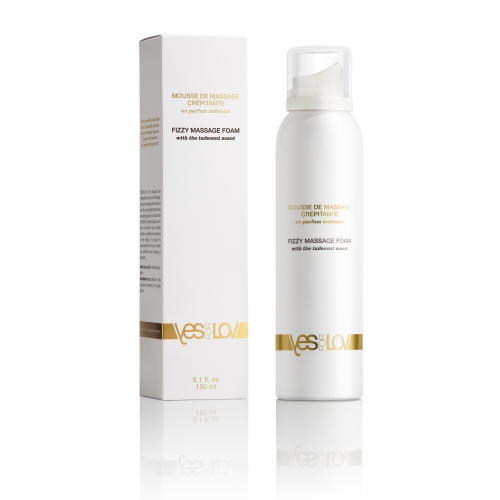 Масажна пінка з ароматом-афродизіаком Fizzy massage foam 150 мл YESforLOV - 1