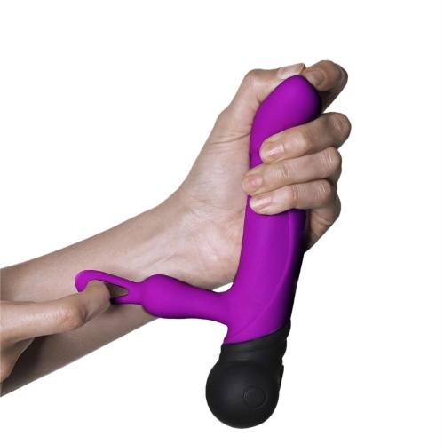 Вібратор зі стимуляцією клітора Adrien Lastic Mini Bonnie - 4