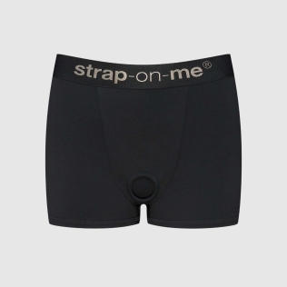 Шорты для страпона черные Strap-On-Me Harness Lingerie Allure размер M