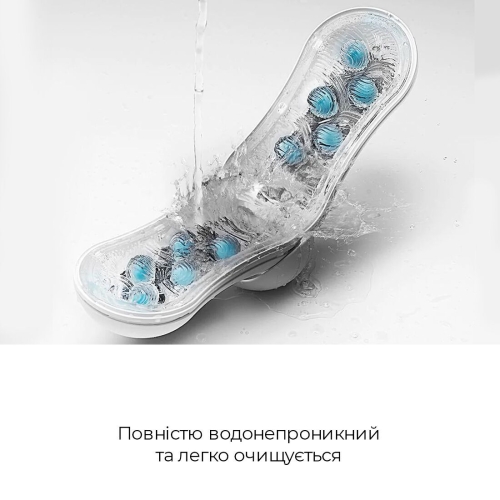 Мастурбатор для чоловіків Тенга Tenga FLIP ORB Blue Rush - 6