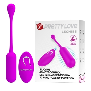 Віброяйце з пультом ДУ рожевий PrettyLove Lechies
