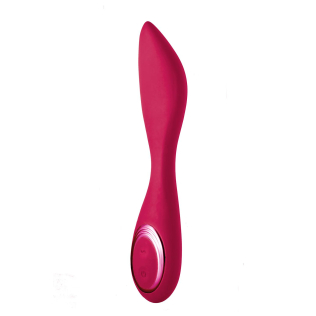 Вибратор гибкий для точки G красного цвета Dream Toys SPARKLING ELIZA