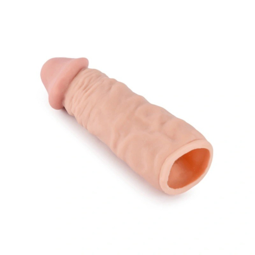 Насадка на член реалістична тілесного кольору Vscnovelty Fantastic Penis - 2