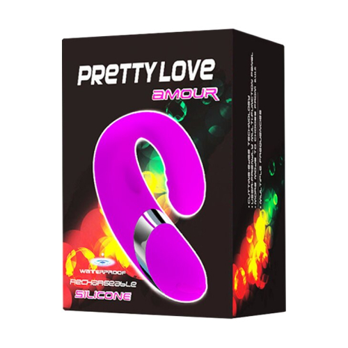 Кліторальний вібратор силіконовий Pretty Love AMOUR BI-014108-2 - 8