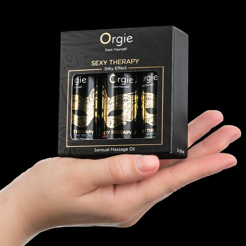 Мини коллекция массажных ароматных масел Orgie Sexy Therapy 3 штуки по 30 мл - 3