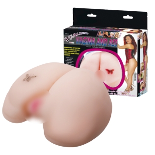 Мастурбатор Вагіна анус з ротацією підігрівом і вібрацією BAILE REALISTIC VAGINA AND ASS BM-009038