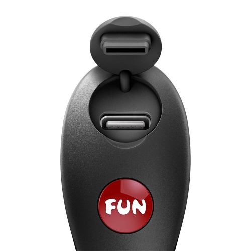 Вібратор на палець кліторальний чорний Fun Factory Be One - 7