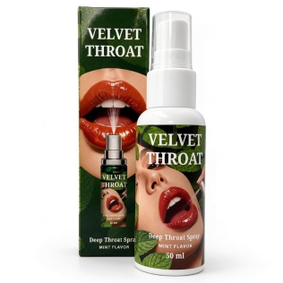 Спрей для глибокого мінету зі смаком м'яти Loveshop WOW Velvet Throat 50 мл