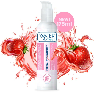Оральный лубрикант со вкусом клубники на водной основе Waterfeel Lube 175 мл