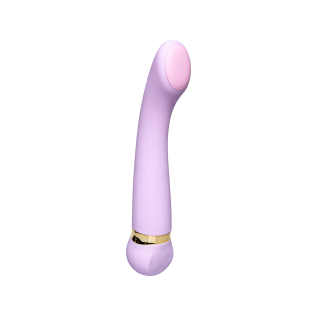 Вибратор для точки G с охлаждением и подогревом сиреневый Every Night Toys