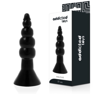 Анальная пробка шаробразная черная Addicted Toys Anal Plug Black