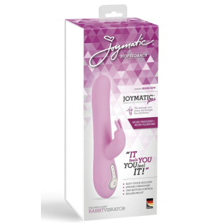 Вібратор - кролик із відростком для клітора рожевий The intelligent Rabbit Vibrator