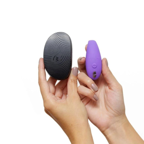 Смарт вибратор для пар силиконовый фиолетового цвета We Vibe Sync Go Light - 10
