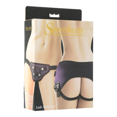 Трусы для страпона Sportsheets Lush Strap On Пурпурные - 7