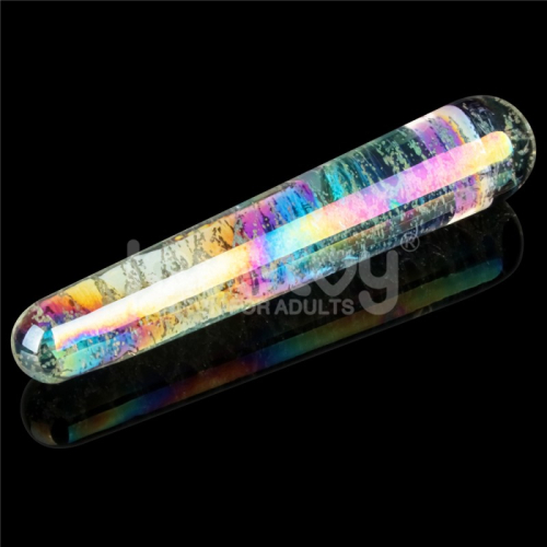 Скляний фалоімітатор, що світиться Twilight Gleam Glass Dildo-Slim Fantasy - 2