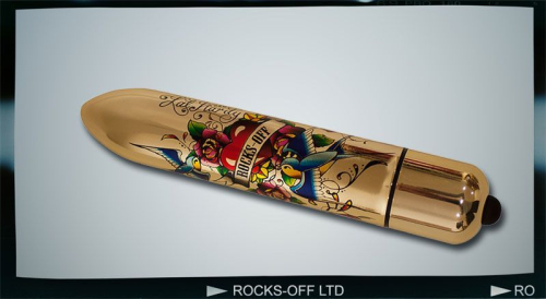 Вібропуля Rocks Off RO-160mm TATTOO If You Love Me - 1