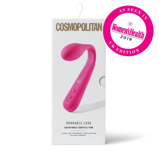 Гибкий вагинальный вибратор и стимуляции точки G малиновый Cosmopolitan Bendable Love Vibrator 