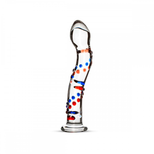 Стеклянный фаллоимитатор EasyToys Glass Dildo No. 3 - 1
